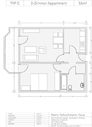 Typ C – 56 m²